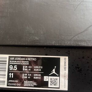 Black Cat Jordan 4’s !!!!